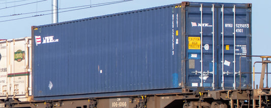 Kato 40ft High Cube Container Set (2) NYK Line K23-580C N Gauge