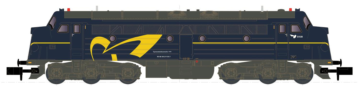 Kato DSB Gods MY 1135 Nohab Diesel Locomotive V K2895 N Gauge