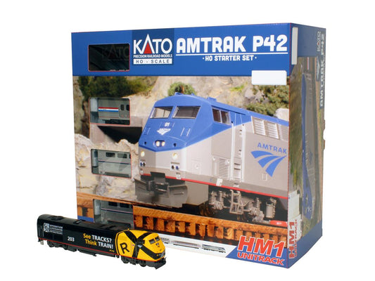 Kato Amtrak P42 Operation Lifesaver Train Set K30-3007 HO Gauge