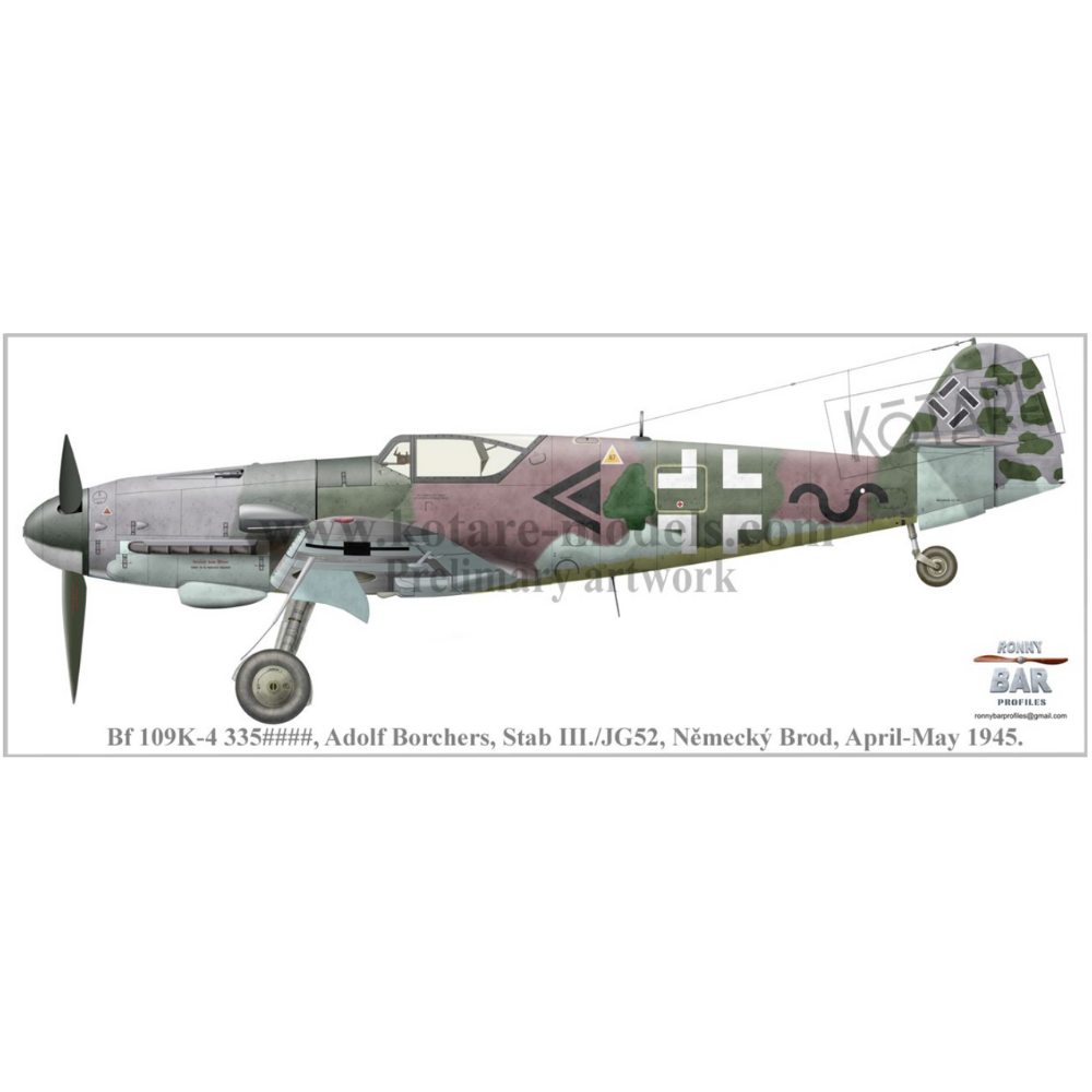 Kotare 32009 Messerschmitt Bf 109K-4 1:32 Model Kit