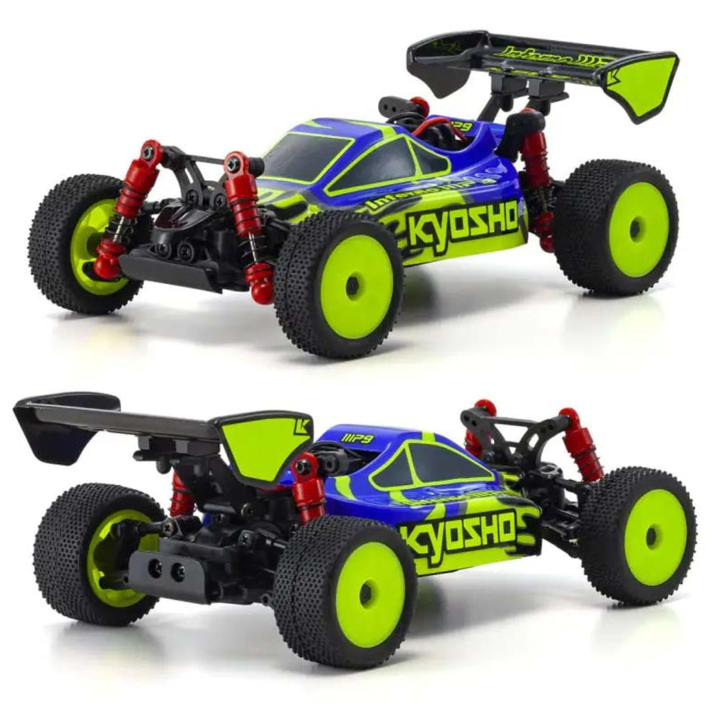 Kyosho Mini-Z MB010 Readyset 4WD Inferno MP9 TK13 Blue-Yellow RTR RC Car 32093