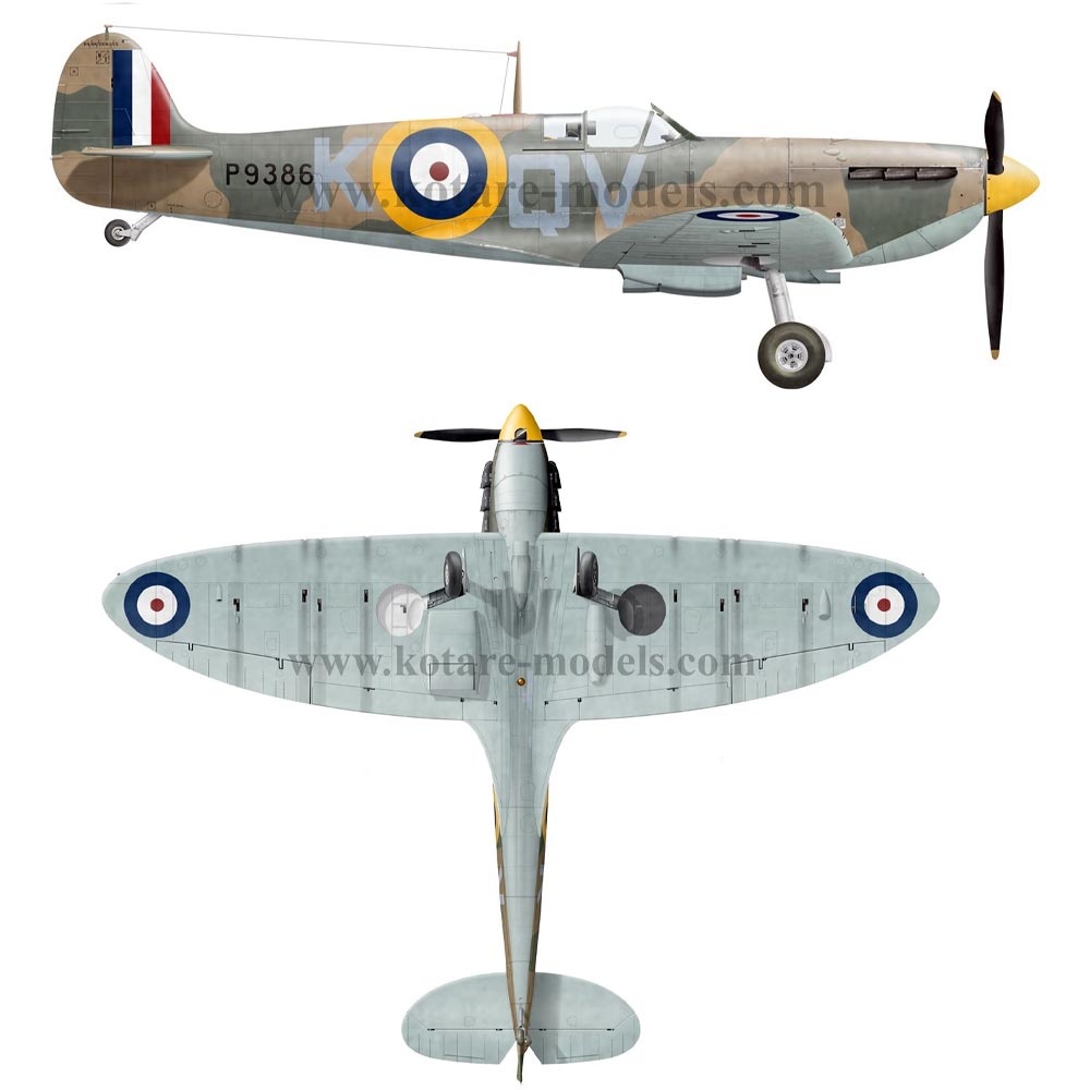 Kotare Spitfire Mk.Ia “Brian Lane Ltd Edition 1:32 Plastic Model Kit K32601
