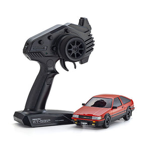 Kyosho Mini-Z AWD Toyota Corolla Levin AE8 Red-Black RTR RC Car 32641RBK