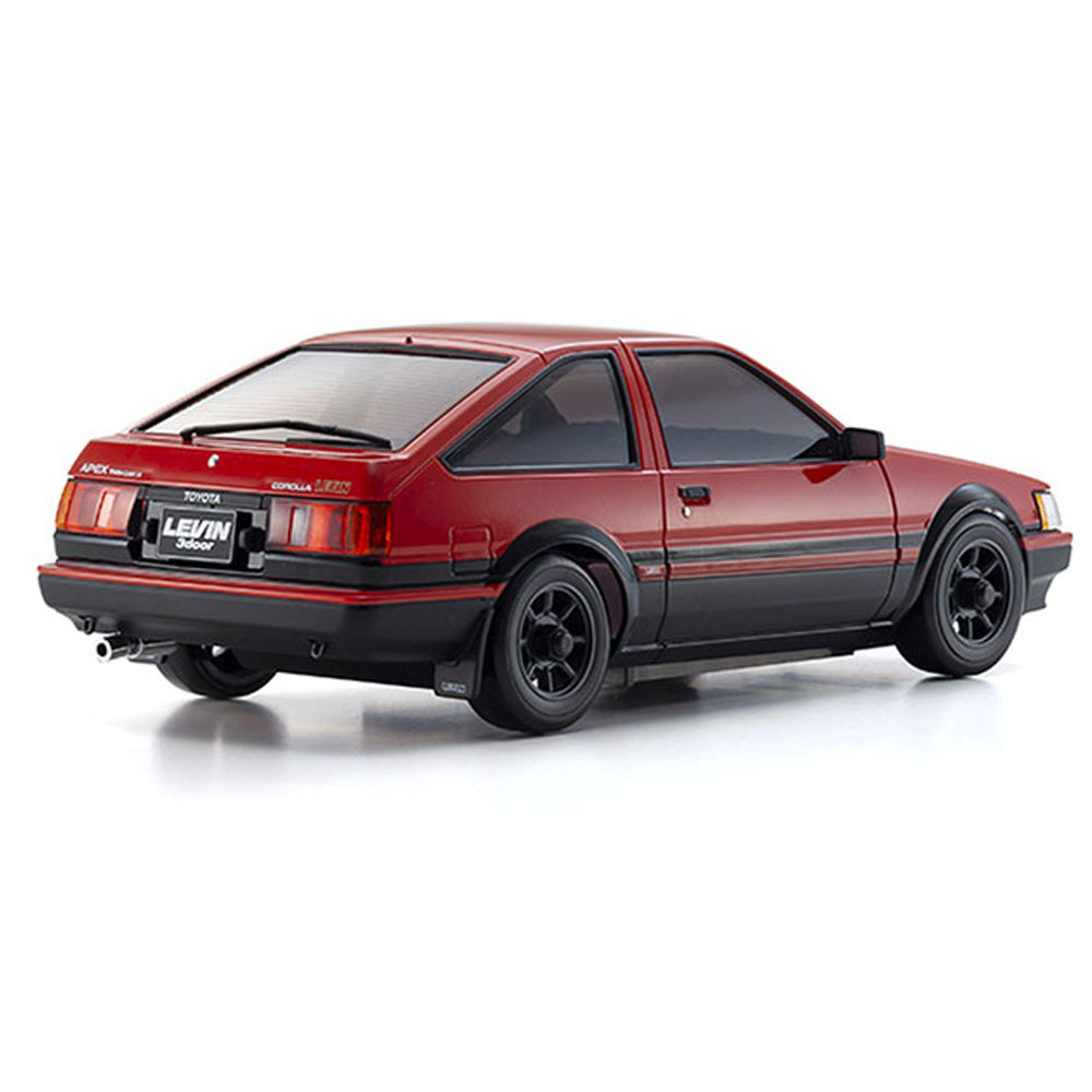 Kyosho Mini-Z AWD Toyota Corolla Levin AE8 Red-Black RTR RC Car 32641RBK