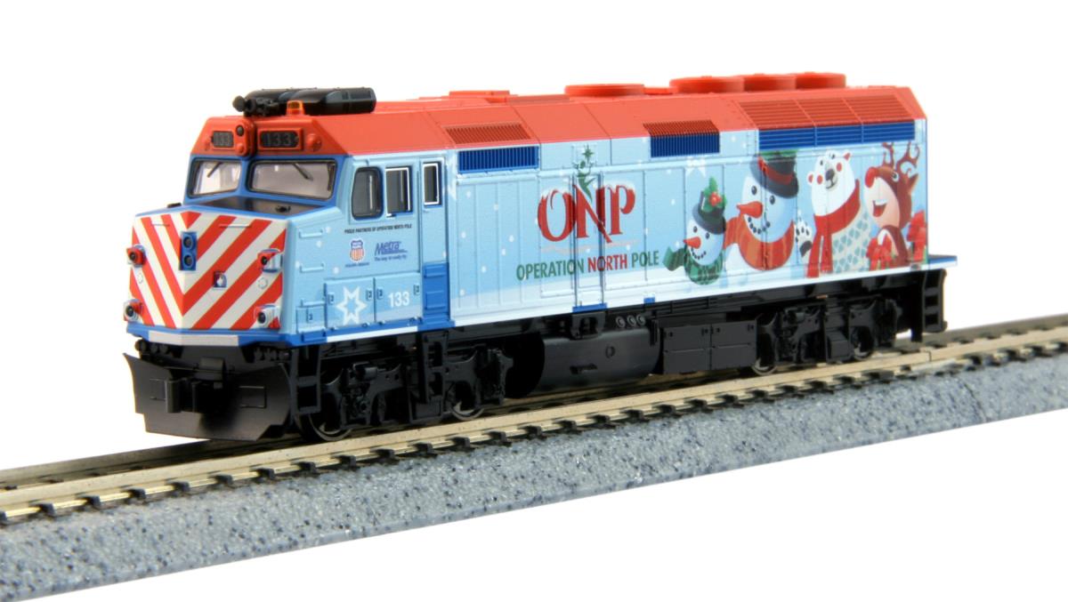 Kato EMD F40PH ONP Christmas Train 2016 K37-2016 HO Gauge
