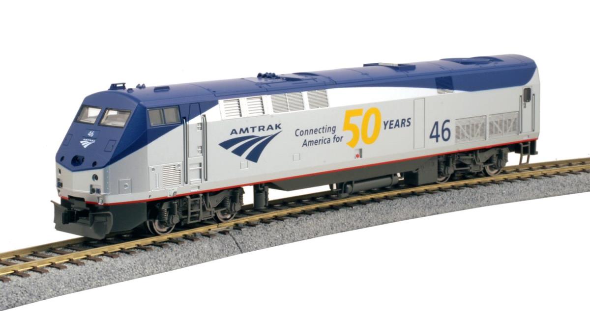 Kato 37-6112  P42 Genesis Locomotive Amtrak 46 w/Anniversary Logo PhV HO
