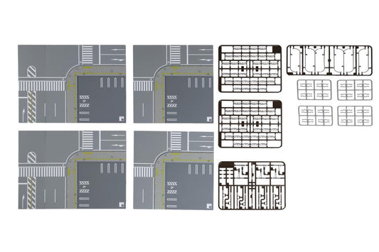 Kato Unitram Four Way Street Intersection Set N Gauge 40-823