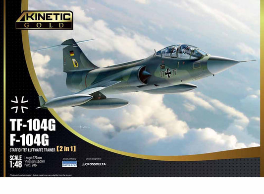 Kinetic Model Kits 48089 Lockheed TF-104G Starfighter 1:48 Aircraft Model Kit