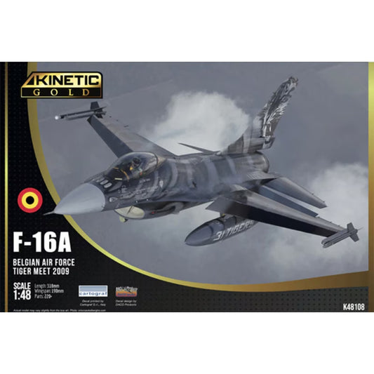 Kinetic 48108 F-16A MLU Tiger Meet 2009 1:48 Model Kit