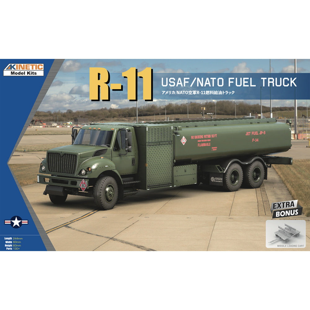 Kinetic K48116 R-11 USAF/NATO Fuel Truck 1:48 Model Kit