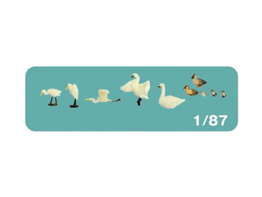 Kato Waterfowl (10) Figure Set HO Gauge K6-606