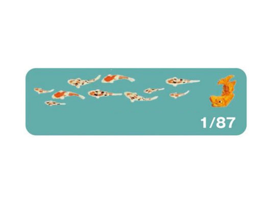 Kato Koi Carp (10) Figure Set HO Gauge K6-607
