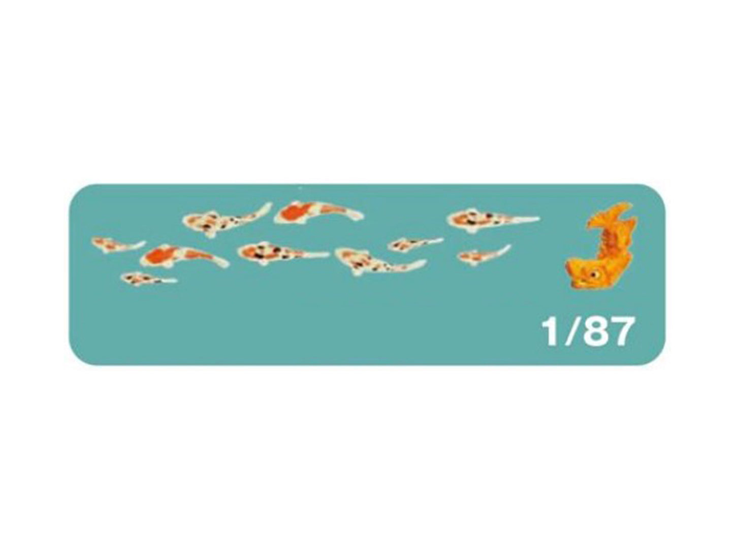Kato Koi Carp (10) Figure Set HO Gauge K6-607