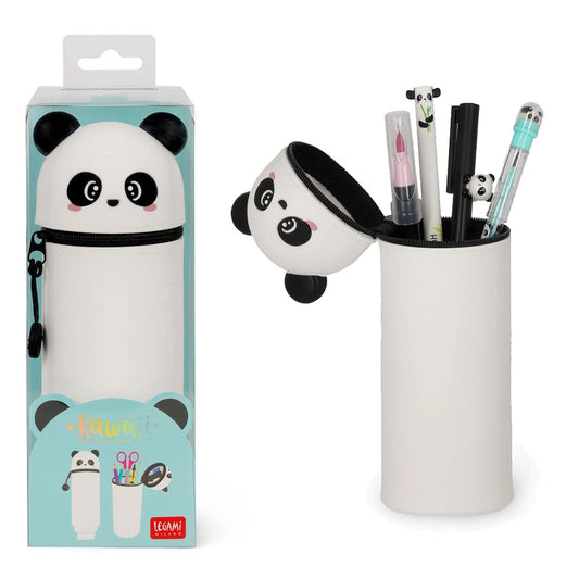 Legami 2-In-1 Silicone Pencil Case - Kawaii - Panda "Hug Me"