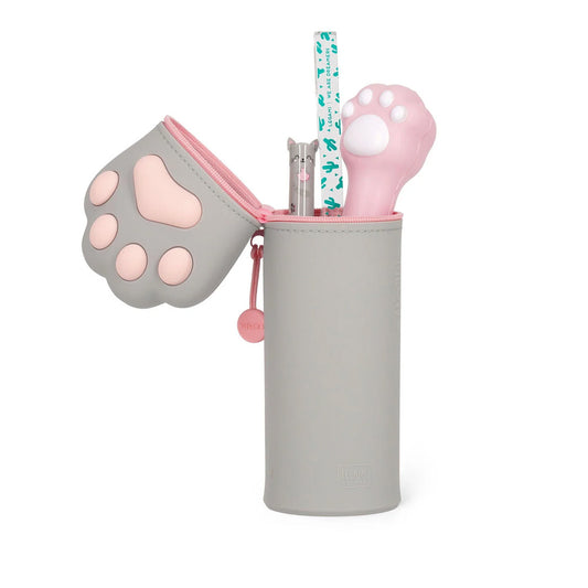 Legami 2-in-1 Soft Silicone Pencil Case - Kawaii Kitty