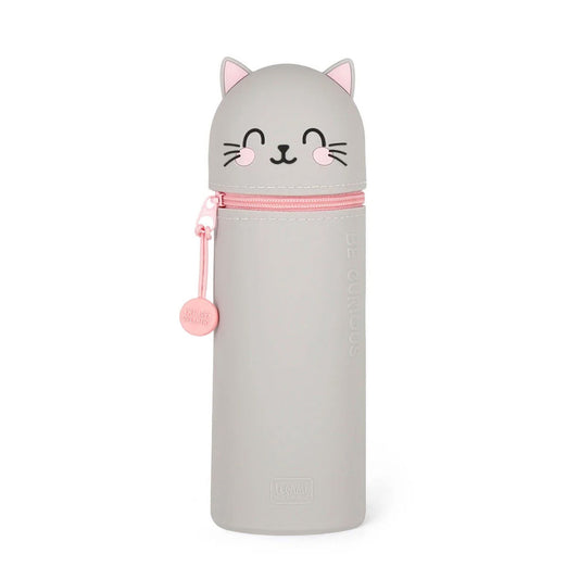 Legami 2-in-1 Soft Silicone Pencil Case - Kawaii Kitty