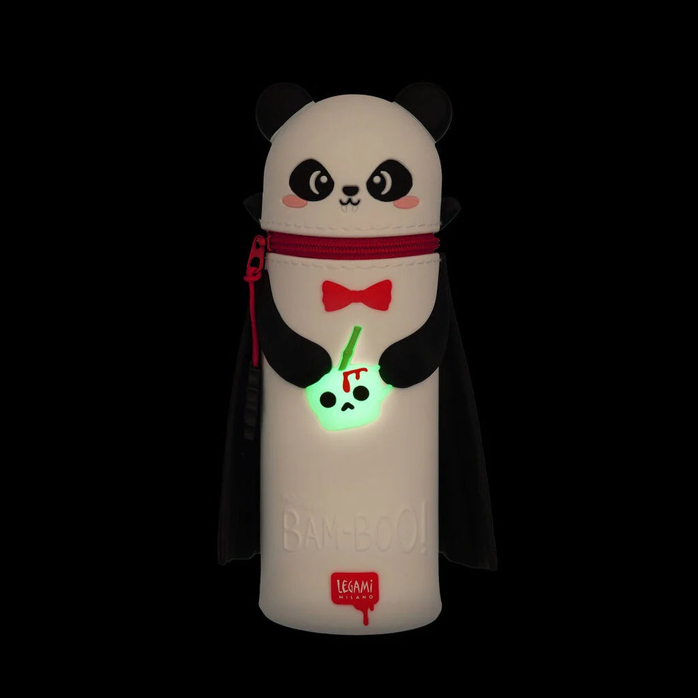 Legami Halloween 26 - Kawaii 2-in-1 Silicone Pencil Case - Secret Trick or Treat