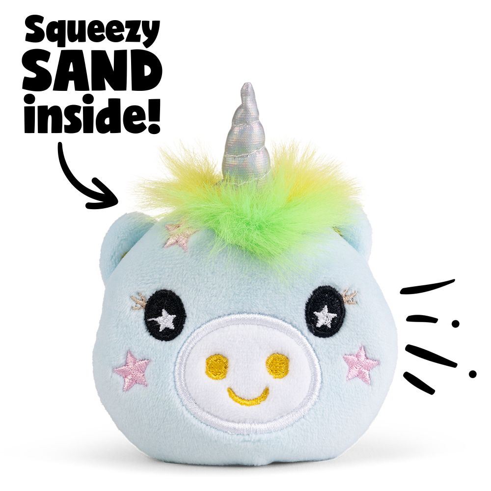 Unicorn Sand Plushies - Squish Fidget Sensory Toy by Keycraft