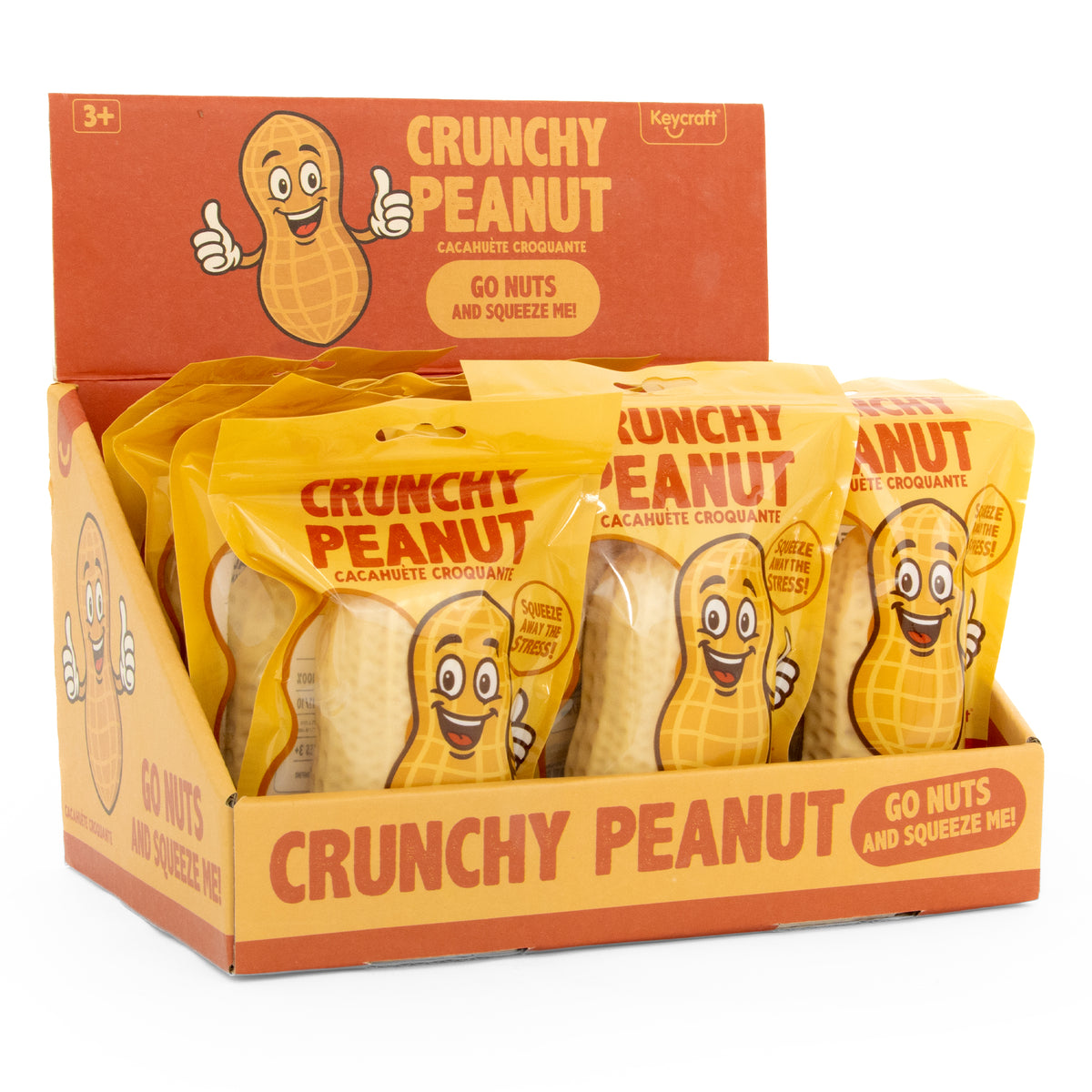 Crunchy Peanut - Squish Sensory Toy by Keycraft
