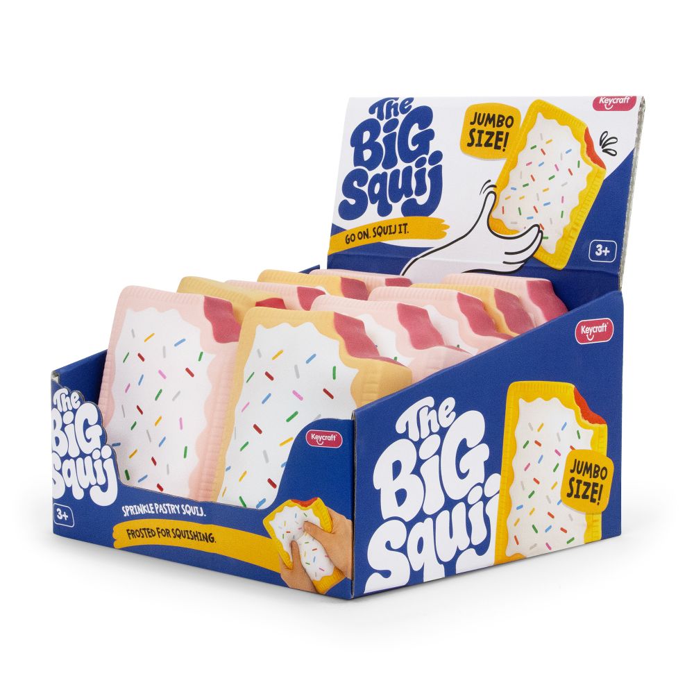 Big Squij Pastry Slow-Rise Squishy Sensory Toy - Keycraft (Assorted)