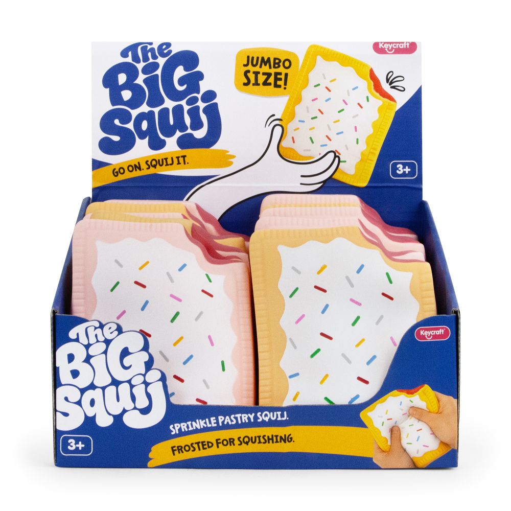 Big Squij Pastry Slow-Rise Squishy Sensory Toy - Keycraft (Assorted)
