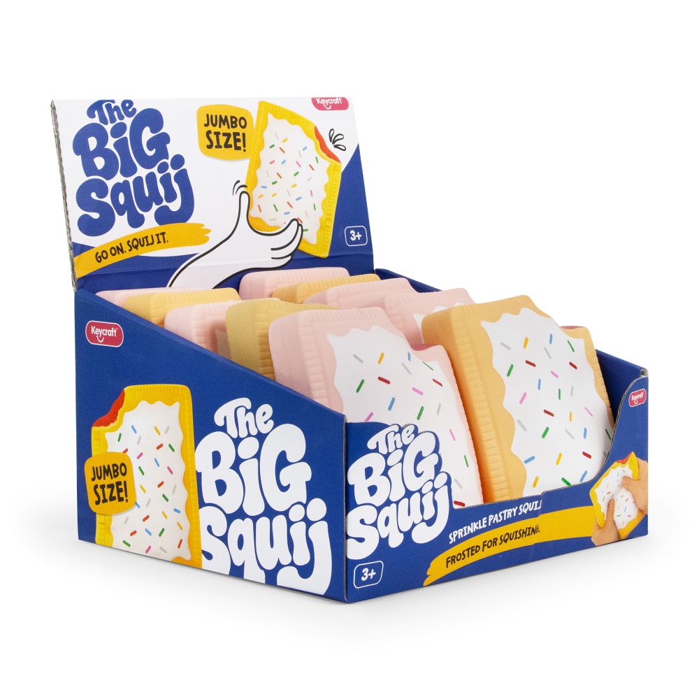 Big Squij Pastry Slow-Rise Squishy Sensory Toy - Keycraft (Assorted)