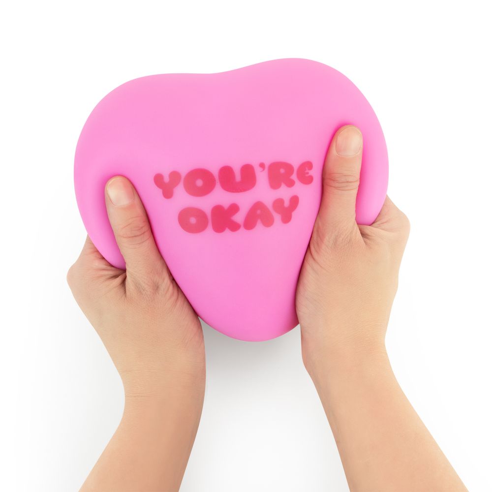 Big Squij Hearts Slow-Rise Squishy Sensory Toy - Keycraft (Assorted)