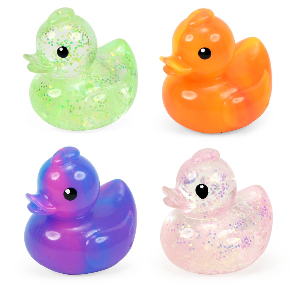 Stretchy Glow Ducks Squishy Sensory Toy Keycraft (Assorted)