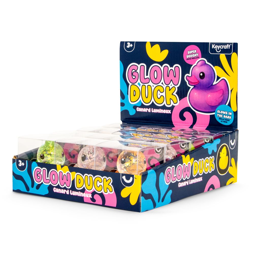 Stretchy Glow Ducks Squishy Sensory Toy Keycraft (Assorted)