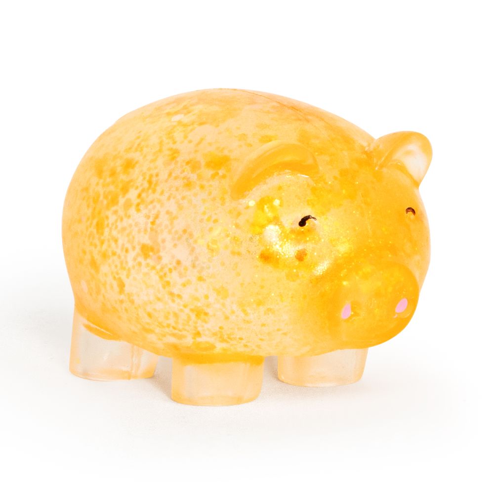Squishy Sparkly Piggy Sensory Toy Keycraft - image 6