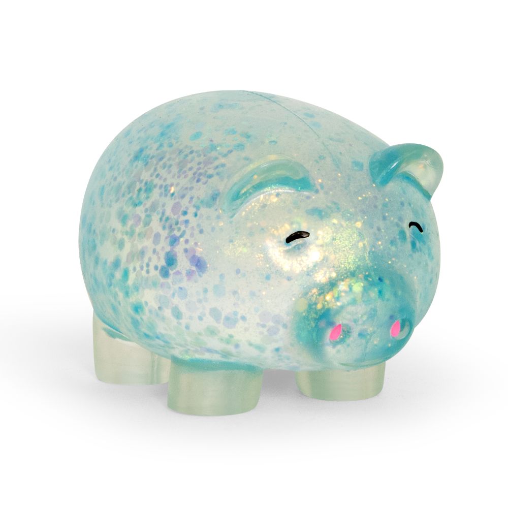 Squishy Sparkly Piggy Sensory Toy Keycraft - image 7