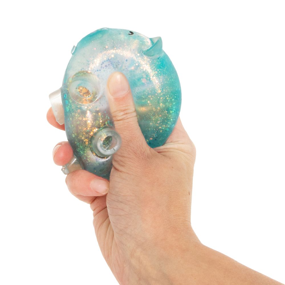Squishy Sparkly Piggy Sensory Toy Keycraft