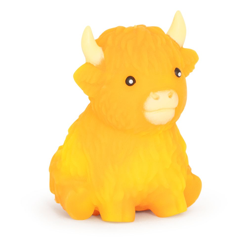 Squishy Rainbow Highland Cow Sensory Toy Keycraft (Assorted)