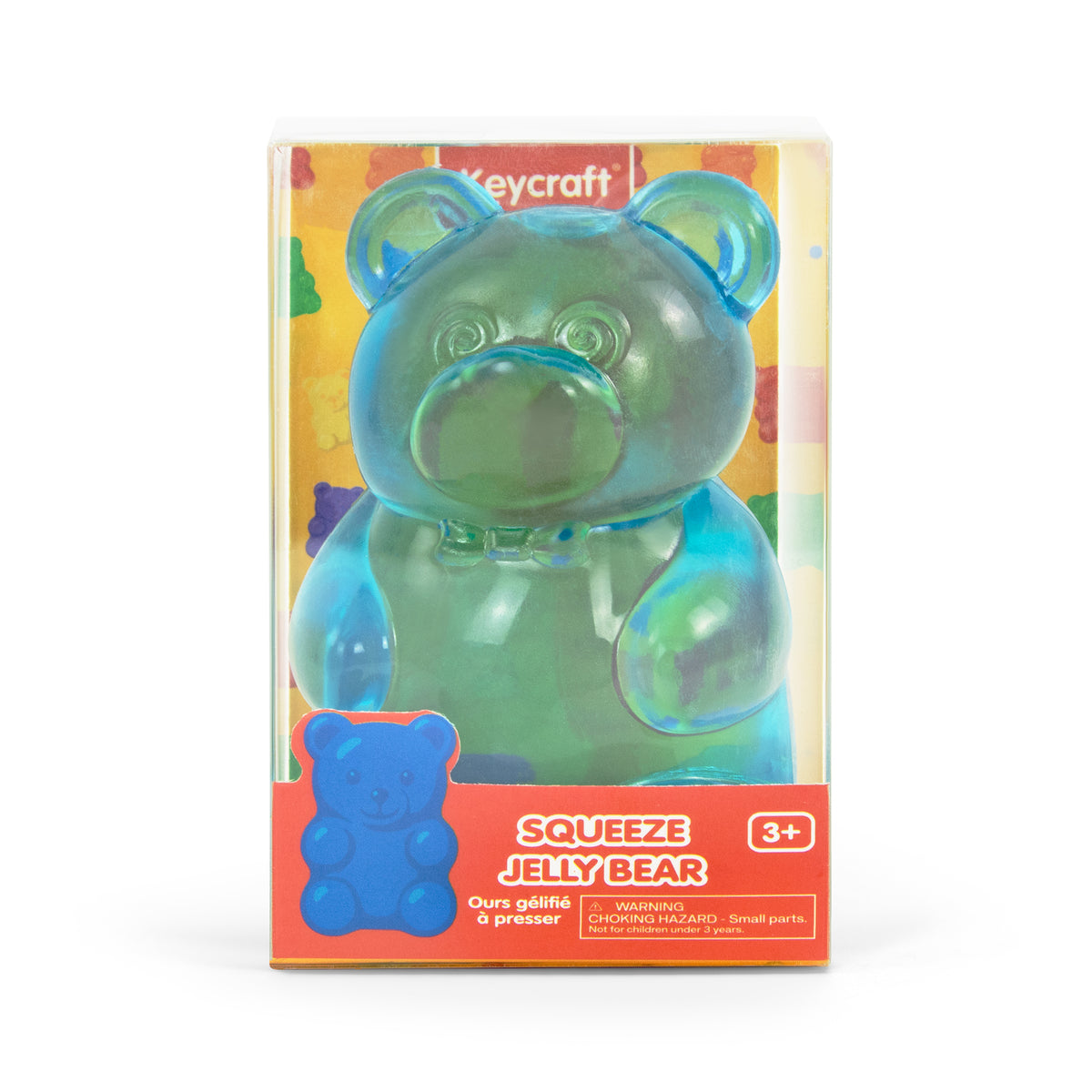 Squishy Jelly Bear - Squish Sensory Toy by Keycraft