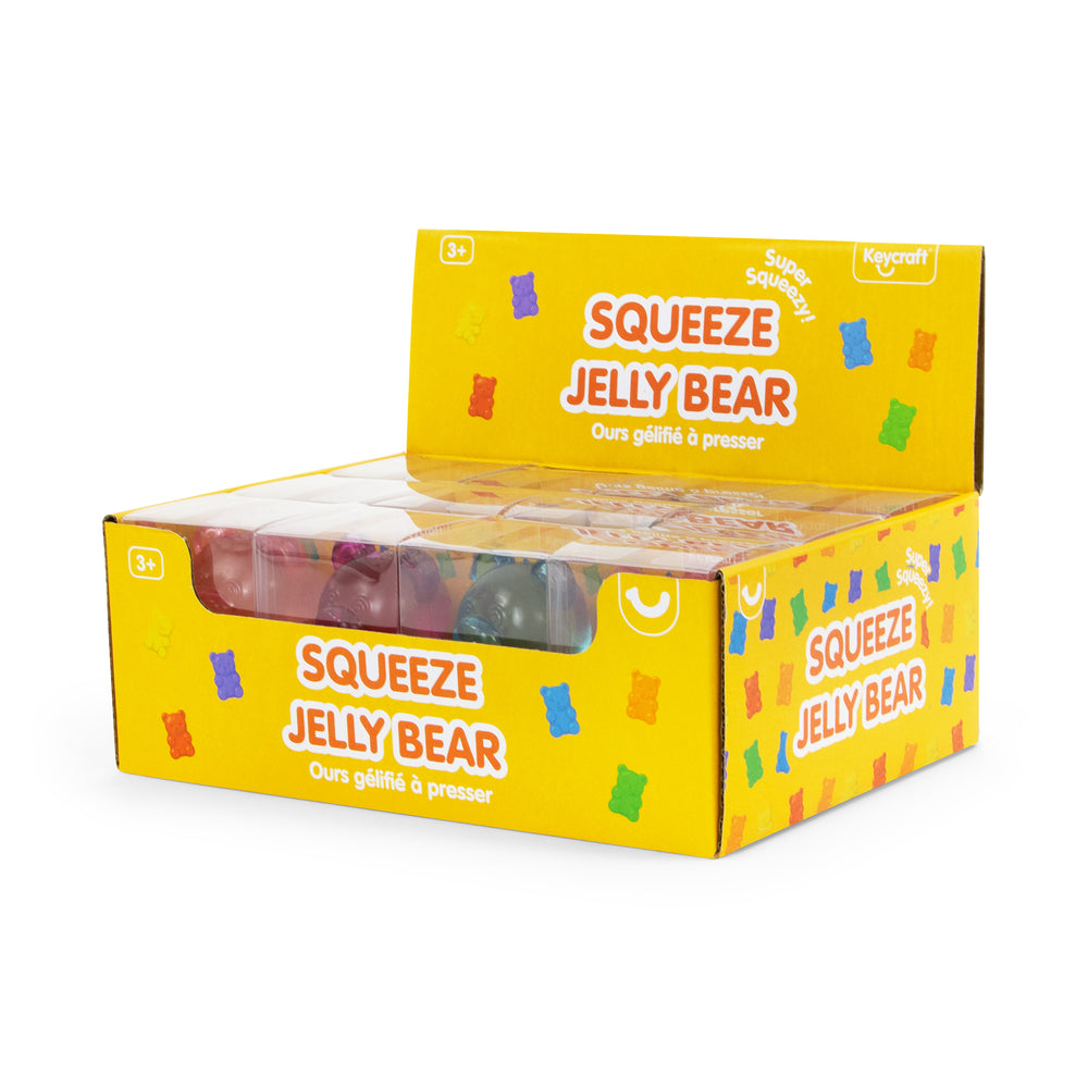 Squishy Jelly Bear - Squish Sensory Toy by Keycraft