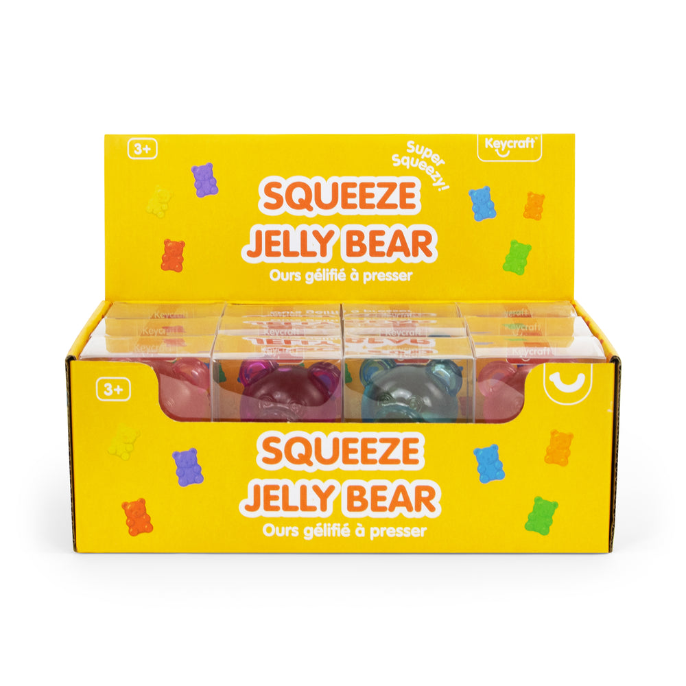 Squishy Jelly Bear - Squish Sensory Toy by Keycraft