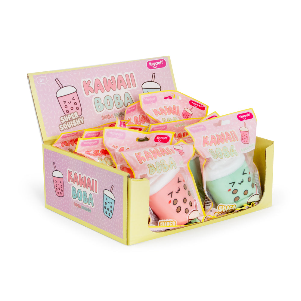 Kawaii Boba Tea - Squish Sensory Toy by Keycraft (Assorted)