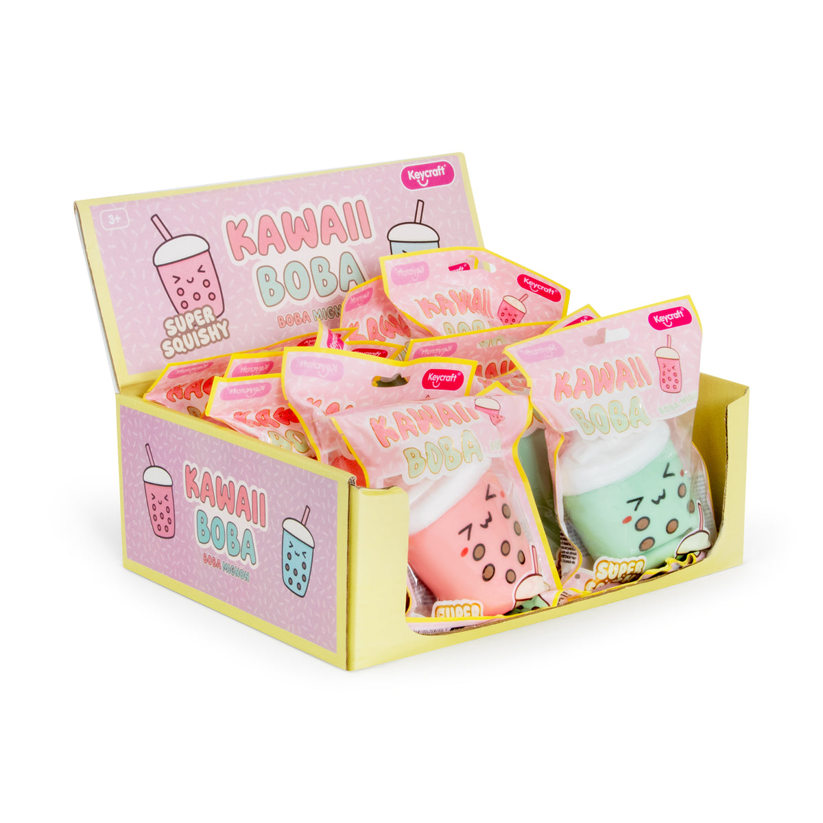 Kawaii Boba Tea - Squish Sensory Toy by Keycraft (Assorted)