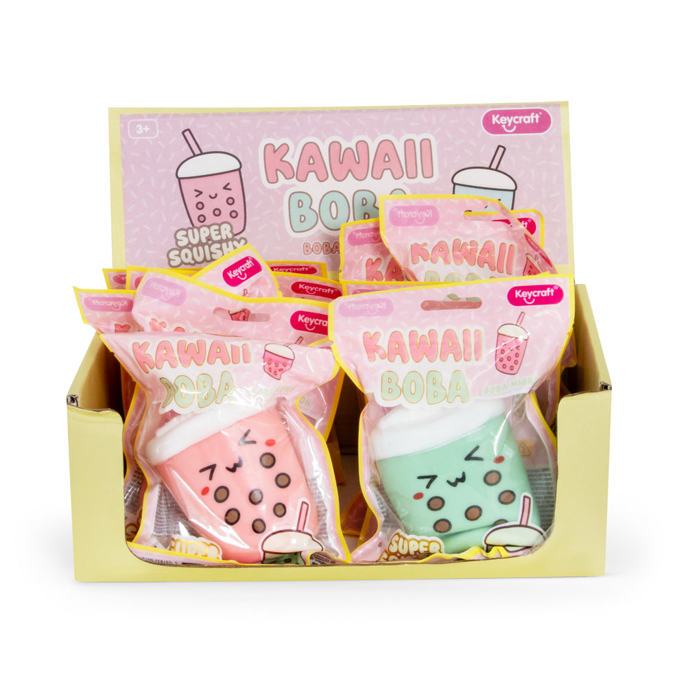 Kawaii Boba Tea - Squish Sensory Toy by Keycraft (Assorted)