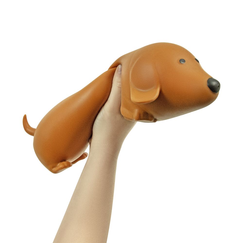Big Squij Dachshund Slow-Rise Squishy Sensory Toy - Keycraft