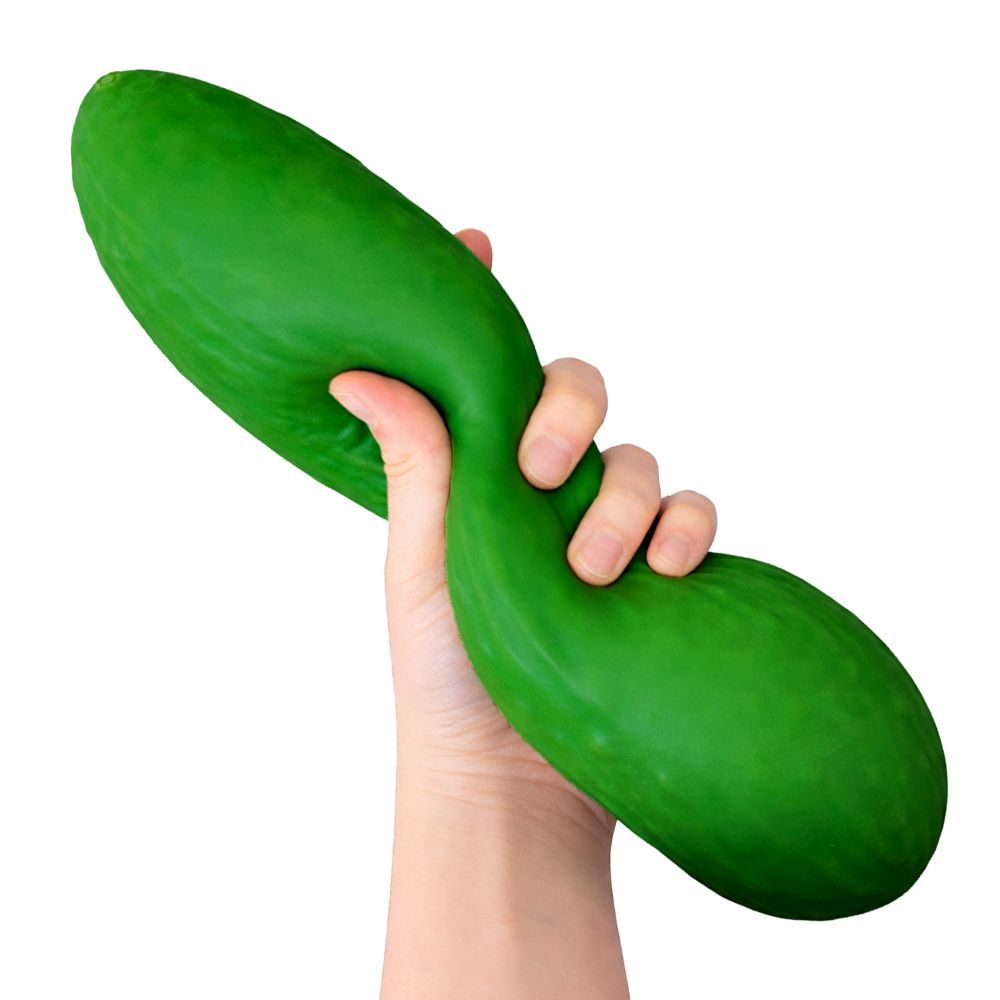 Big Squij Cucumber Slow-Rise Squishy Sensory Toy - Keycraft