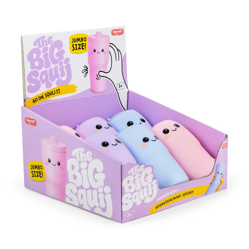 Big Squij Drink Cup Slow-Rise Squishy Sensory Toy - Keycraft