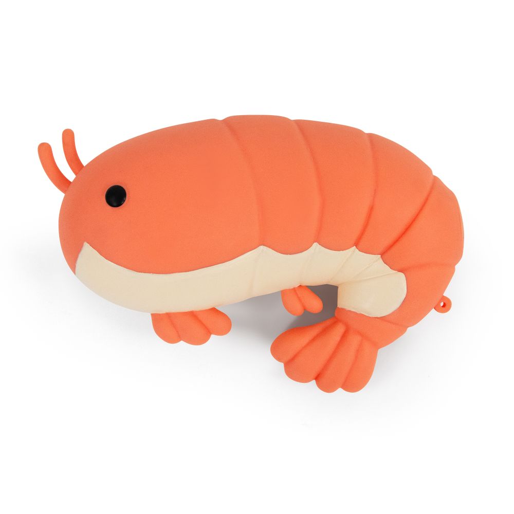 Big Squij Shrimp Slow-Rise Squishy Sensory Toy - Keycraft