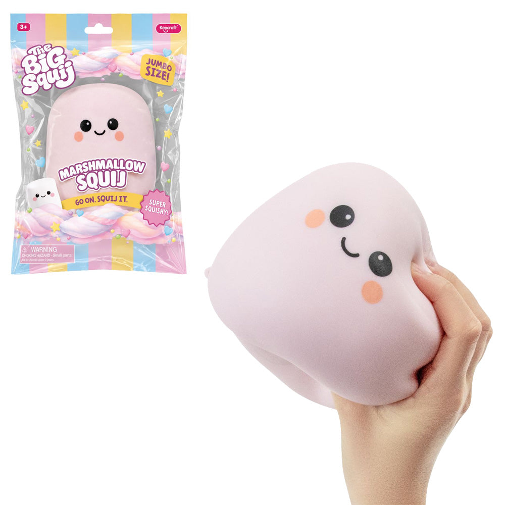 Big Squij Marshmallow Slow-Rise Squishy Sensory Toy - Keycraft