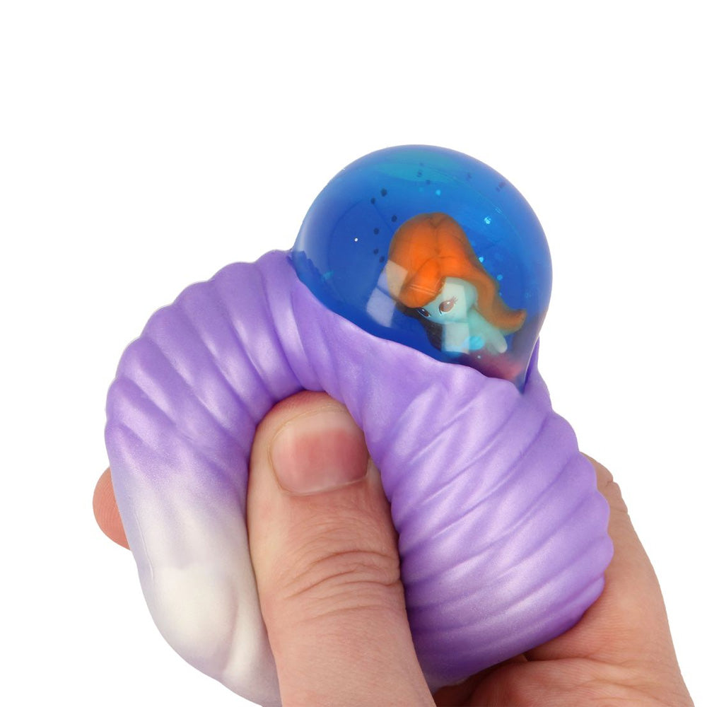 Squishy Mermaid Bubble Shells Sensory Toy