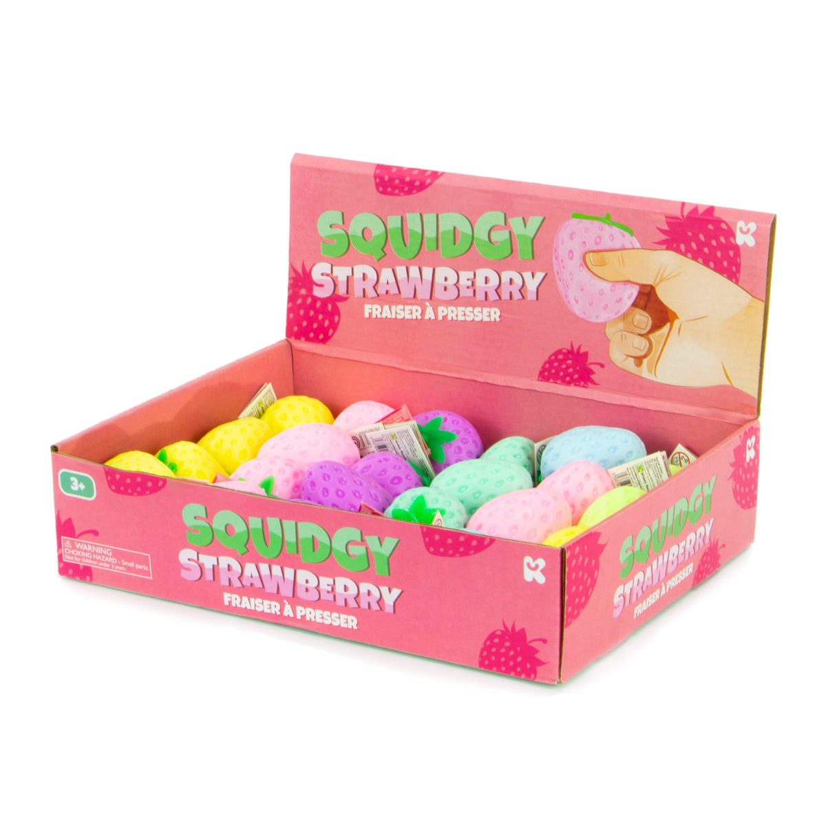 Squidgy Strawberry - Squish Sensory Toy by Keycraft