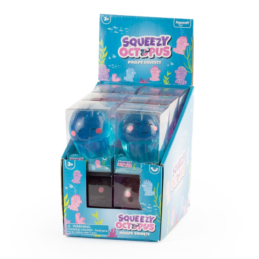 Squishy Octopus Sensory Toy Keycraft
