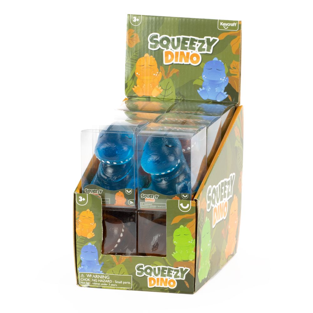 Squeezy Dino Squishy Sensory Toy Keycraft