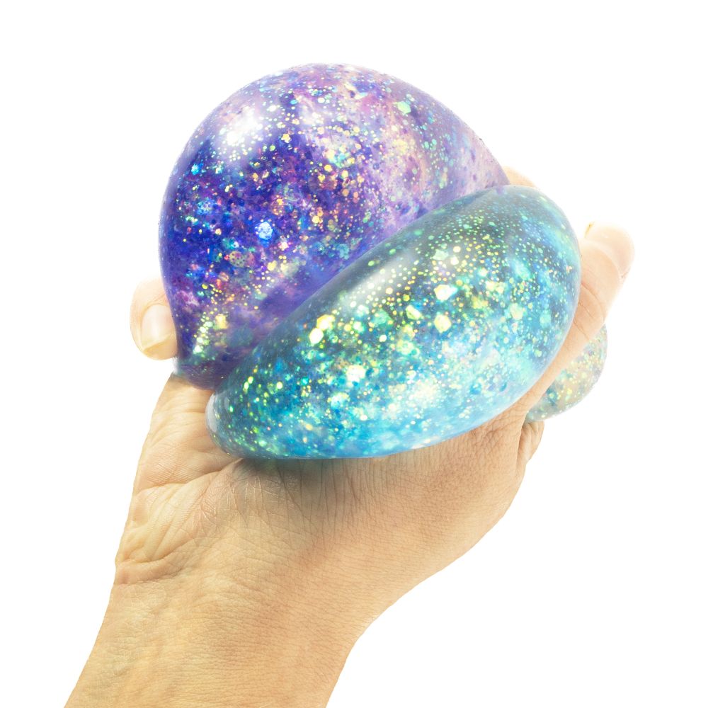 Galaxy Super Squidge Ball Squishy Sensory Toy Keycraft - image 2