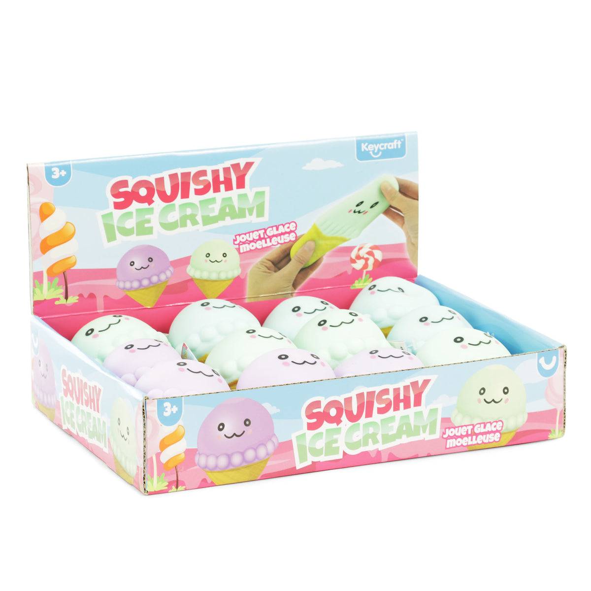 Squishy Ice Cream - Squish Sensory Toy by Keycraft